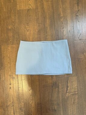 Light Gray classic mini Skirt
